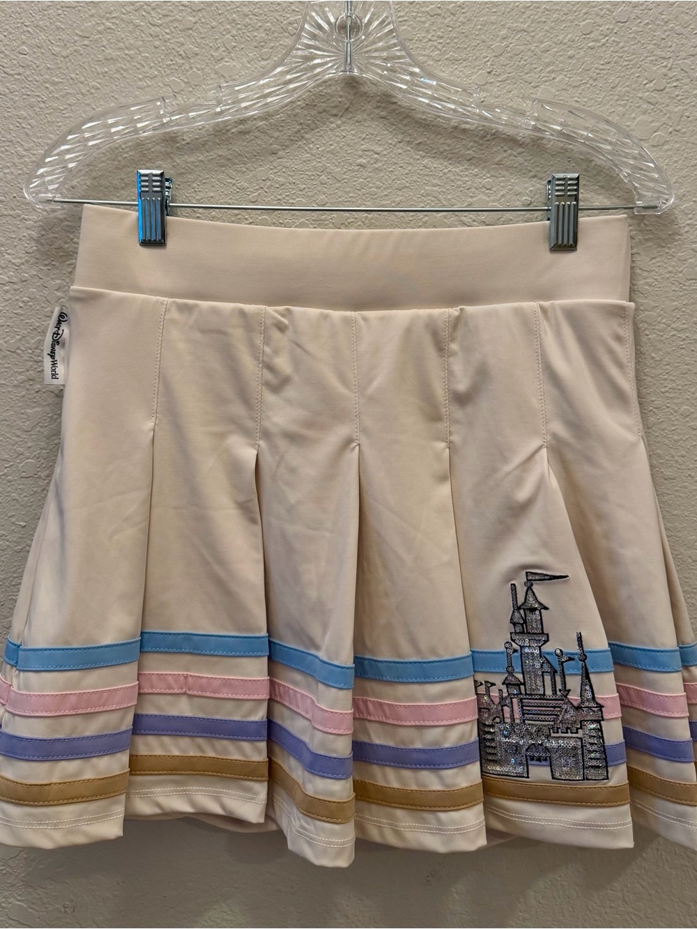Disney Walt Disney World Her Universe Castle Sequin Skort Medium NWT